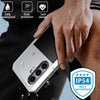 For Samsung Galaxy S25 5G Shockproof Life Waterproof Silicone + Zinc Alloy Phone Case(Silver)