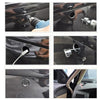Car Buzzer Reverse Backup Radar System - Premium Quality 4 Parking Sensors Car Reverse Backup Radar System with LCD Display(White)