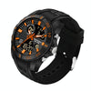 SANDA 791 Watch Genuine Fashion Sports Multifunction Electronic Watch Popular Men luminous Wrist Watch(Orange)