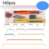 140 PCS 14 Lengths Jumper Wire U Shape Solderless Breadboard Jumper Wire Kit