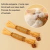 Catnip Hemp Stick Toy for Teeth Cleaning & Play
