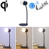 L4 Multifunctional Wireless Charging LED Desk Lamp with Bluetooth 5.0 Speaker(Black)