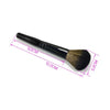 Wooden Handle Soft Head Buffer Foundation Powder Blush Brush Makeup Tools(Black)