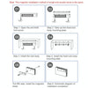 YH-280D Double Door Magnetic Lock (600Lbs)