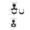 9 in 1 Dual-Link Crabs Selfie Stick Kit Motorcycle Clamps Handlebar Fixed Mount
