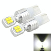 2 PCS  T10 40W 800 LM 6000K Car Clearance Light Reading Light License Light with 8 CREE Lamp, DC 12V(White Light)