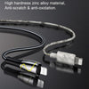 JOYROOM S-2030K6 Mermaid Series 2.4A USB to 8 Pin Fishing Net Weaving Data Cable, Length: 2m(Black)