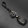 HP-A009 Motorcycle Cowhide Leather Induction Key Protective Cover for Harley Sportster S(Black)