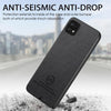 For Samsung Galaxy A22 5G Twill Fabric Leather Skin Back Phone Case(Black)