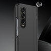 For Samsung Galaxy Z Fold4 5G Integrated Spring Axis Skin Feel Phone Case(Silver)