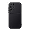 For Samsung Galaxy S23 Ultra 5G Litchi Leather Magnetic Full Coverage Shockproof Phone Case(Black)