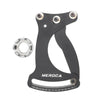 MEROCA Bicycle Ring Calibration Tool Spoke Tension Tube Wheel Set Steel Wire, Color: Black+Wrench