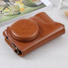 Full Body Camera PU Leather Case Bag with Strap for Samsung Galaxy Camera EK-GC100 / EK-GC110 / EK-GC200(Brown)