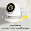 Wall-Mounted No-Drill Camera Shelf, White
