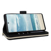 For Samsung Galaxy A73 5G Nine-card Slots Zipper Wallet Bag Leather Phone Case(Black)