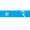 D-864 Compass Pattern Car Modified Decorative Sticker(Blue)