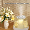 4L Wireless Humidifier USB Oil Diffuser with Night Light(White)