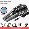 Car Vacuum Cleaner Air Pump Four-In-One Car Air Pump Digital Display 120W, Specification:Wired, Style:Digital Meter