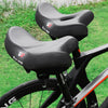 WEST BIKING Bicycle Riding Big Butt Comfortable Saddle(Black Groove)
