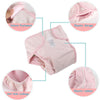 Natural Colored Cotton Breathable Adjustable Baby Waterproof Leak-proof Cloth Diaper, Specification:90 Yards(Pink)