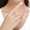 Cat Love Girl Ring S925 Sterling Silver Open Ring