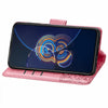 For Asus Zenfone 8 Flip Butterfly Love Flower Embossed Horizontal Flip Leather Case with Holder & Card Slots & Wallet & Lanyard(Pink)