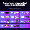 ANBERNIC RG353P Handheld Game Console 3.5 inch Screen Android Linux System 16G+128G(Black)