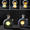 W1153 Resin Planet Night Light Home Decorations, Style: Puppy Astronaut
