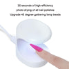 USB Mini Nail Phototherapy Lamp Nail Polish Baking Lamp, Color: Blue
