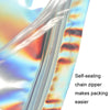 100PCS Laser Self-sealing Packaging Bag Data Line Aluminum Foil Plastic Bag , Size: 18x23cm