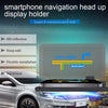 Car HUD Head Up Display, Phone GPS Mount for 6" Smartphones (Black)