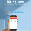 Mini GPS Pet Tracker - Bluetooth Anti-Lost Alarm - White - iOS