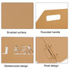 Outdoor Portable Foldable Picnic Stove Thickened Windproof Windshield Camping Cassette Stove Head Covering Plate(Khaki)