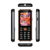 UNIWA S2 IP68 Rugged Keypad Phone, 2.4 inch Mediatek MT6261, 2500mAh Battery, 21 Keys, Network: 2G (Black+Orange)