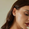 S925 Sterling Silver Bow Women Earrings(SCE1707)