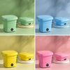 4.5L Mini Portable Folding Household Washing Machine Underwear Washer, Color: Fruit Pink(EU Plug)