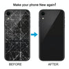 iPhone XR Back Cover, iP15 Pro Style (Blue)