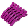 20 PCS Professional Alligator Shape Hair Clip Women Plastic Bobby Pin Hairpins Bow Headband Girls Styling Tools(10 Pcs Purple)