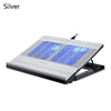 NUOXI T10 Laptop Radiator Multi-File Adjustment Aluminum Alloy Bracket(Silver)