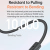 awei CL-229C Type-C to Type-C 100W with Chip Braid Fast Data Charging Cable, Length:1.2m(Black)