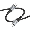 hoco X102 USB-C / Type-C to 8 Pin Fresh PD Charging Data Cable, Length:1m(Black)