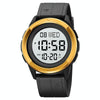 SKMEI 2047 Multifunctional Men 50M Waterproof Sports Digital Wrist Watch(Gold+White)