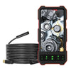 T21 4.5 inch IPS Color Screen 8mm Single Camera Split Hard Cable Industrial Endoscope, Length:10m(Black Red)