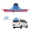 PZ466 Car Waterproof 170 Degree Brake Light View Camera + 7 inch Rearview Monitor for Ford Transit 2014-2015