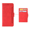 For Samsung Galaxy M56 5G Skin Feel Calf Texture Card Slots Leather Phone Case(Red)