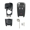 Opel Flip Car Key Case 3 Button Replacement Shell with Blade