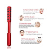 30 Germanium Massage Beauty Stick Roller V-shaped Beauty Instrument Facial Massager Random Colour Delivery