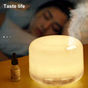 Ultrasonic Aroma Diffuser with Colorful LED Lights (US Plug)(White)