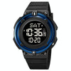 SKMEI 2010 Multifunctional Men 50M Waterproof Luminous Digital Wrist Watch(Dark Blue)