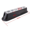 18W 1080LM 6-LED Red Light Wired Car Flashing Warning Signal Lamp, DC 12-24V, Wire Length: 90cm